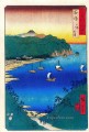 Bahía de Kominato en la provincia de Awa Utagawa Hiroshige Ukiyoe